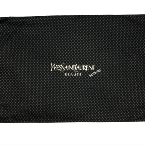 🆕 YSL Beauty Cosmetic Pouch to Crossbody Bag Purse, Black / Gold, New Handbag - Picture 9 of 11